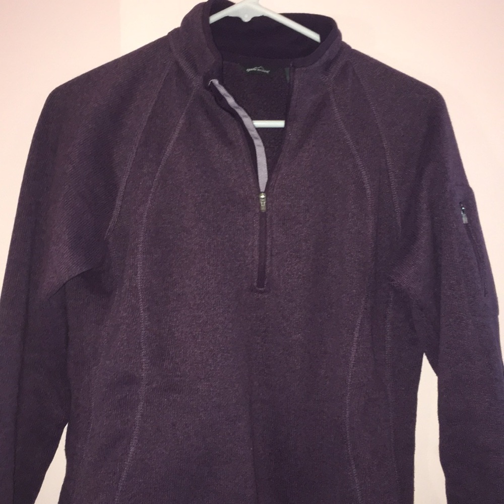 Eddie Bauer fleece sweater pullover size medium